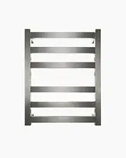 Bathroom Heated Towel Rail Rack 6 Ladder Stainless Steel Chrome 240V 80W Modern