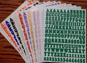 Huge Lot - 4200+ ALPHABET ABC & 123 Stickers * GREAT GIFT !!