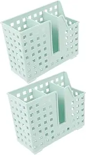 DINHEAROM Dishwasher Chopstick Basket Utensil Holder Drying Rack Drainage Basket Multifunctional Chopstick Organizer Wall or Counter Mount