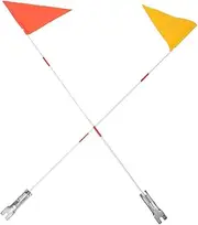 ifundom 2pcs Bicycle Flagpole Atv Flags Atv Flag Bike Accessories Bike Accessories for Glassfiber