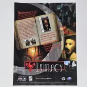 Lunacy Sega Saturn Legendary Print Ad/Poster Promo Art