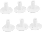 POPETPOP 12Pcs Rubber Golf Tees for Practice Durable Tees with Extra Wide Base for Stability Compatible with Driving Range Mats Golf Accessories for All Skill Levels