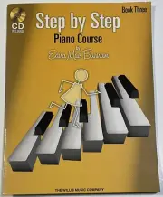 Step by Step Piano Course - Book 3 with CD by Edna Mae Burnam Exercises NEW
