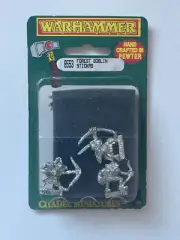 Orcs & Goblins Forest Goblin Archers w Bow Warhammer Old World OOP Metal Blister