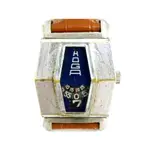 [專業模型] 機械錶 [HOGA 9034] HOGA 皇爵 [17石]自動錶[藍色面]時尚/商務/軍錶