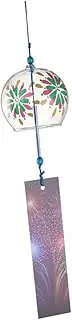 BESPORTBLE Japanese Style Decorative Wind Chime Glass Wind Bell Pendant Decor for Living Room