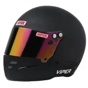 Simpson Racing 7100058 Snell SA2020 Viper Racing Helmet Adult XXL Flat Black