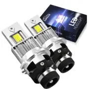 D2S D2R LED Headlight Bulbs High Low Beam Bright White Xenon Replace (for: Volvo)