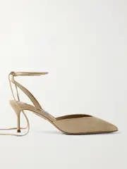 [Aquazzura] Aquazzura - Beyond 65 Suede Pumps - Beige - IT37.5 IT 37.5 Neutrals