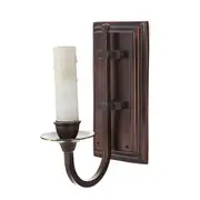 East Borne 1 Light Sconce Base Bronze - ELPIM901FLBR