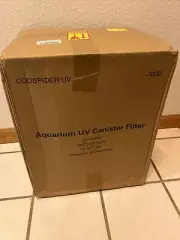 Coospider HW303B 370GPH Canister 3- Tier Filter Kit w/ 9-watt UV Sterilizer New
