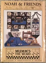 Mumm's The Word Noah & Friends Quilt and Appliqué Pattern for Two Wall Hangings