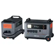 Blackview Oscal Powermax3600 Rugged Power Station with Oscal BP3600 3600Wh Extra Battery Pack Set with PM400 400W Foldab
