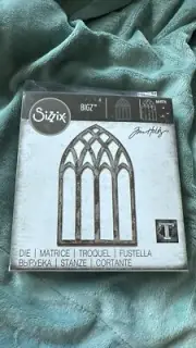 Sizzix Bigz Die By Tim Holtz-Cathedral Window