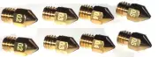 8X - Creality Ender Series Variety Pack - 8Pcs 0.2mm, 0.3mm, 0.4mm, 0.5 Nozzles