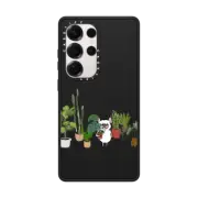 Galaxy S25 Ultra Impact Magnetic Case Frenchie and Plants