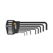 Wiha L -Key Hexagonal Ball End, 8 Piece 369 HZ8 Long Allen Key Set German Made