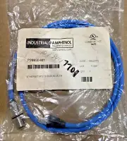 AMPHENOL ETHERNET ADAPTER 29930-M1 M12 BULKHEAD TO RJ45 1M CAT5E