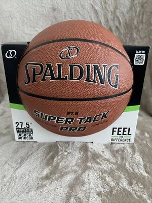 Spalding Super Tack Pro Indoor and Outdoor Basketball - Youth Size 27.5 In.
