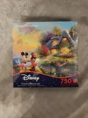 Disney Thomas Kinkade Ceaco Puzzle 750 Mickey and Minnie Sweatheart Cove - NEW