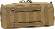 Happyyami Camping Bag Outdoor Bag Accessory Camping Kit Pouch Duffle Bag Bags Pocket Handbag Tent Mountaineering Bag Tools Organizer Bag Equipment Bag Light Brown Nylon