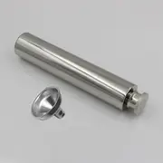 ZHOUBA Mini Portable 2oz Stainless Steel Hip Flask Mirror Polished Tube Household Supplies