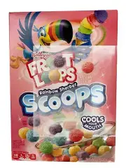 NEW Special Edition Kelloggs Froot Loops Rainbow Sherbet SCOOPS Cereal 8.7oz