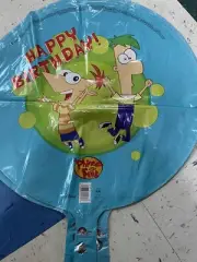 Phineas and ferb Mylar Foil Balloon