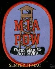 POW MIA THEIR WAR IS NOT OVER HAT PATCH US ARMY MARINES NAVY AIR FORCE PIN UP