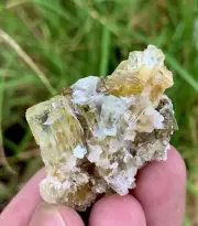 110 CTS Stunning! Natural Aquamarine Crystal With Muscovite Specimen