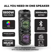 Wireless Bluetooth Speaker Portable Rechargeable TWS Loud Deep Bass USB FM