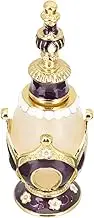 iplusmile Refillable Perfume Bottle with Lid Travel Essential Oil Bottle Compact Aroma Bottle Elegant Crown Design for Home Use and Gifting
