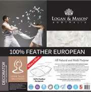 Logan & Mason 100% Feather European Pillow