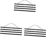 Zerodeko 3sets 4pcs Magnetic Poster Hanger Frames Transparent Displaying Sign Holder for Menus Tags Advertising Signs Lightweight Home Organizer Easy to Install 4pcs*3