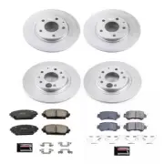 PowerStop Disc Brake Kit - Front and Rear - Fits Mazda CX-3 2016-2018 Z17 COATED (for: Mazda)