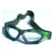 Commando Air Pro Goggles - Woodland Camouflage Clear Airsoft Paintball Army