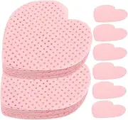 Healeved 200 Sheets Nail Polish Remover Pads Wipes Soft Non-shedding Heart-shape Design Home Salon Use