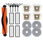 For Bot L30 Ultra/ L20 Ultra Supplies Robot Vacuum Cleaner Spare Parts Filter Mop Dust Bag Replacement,B