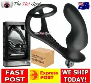 Rocks Off RO-Zen Pro 10 Sp Vibrating Butt Plug Penis Strap Prostate Massager
