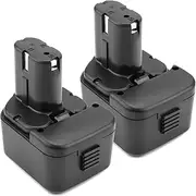 [Creabest] 2 Pack 12V 3500mAh Ni-MH Battery Compatible with Hitachi EB1214S EB1212S EB1214L EB1220BL EB1220HS EB1222HL EB1226HL EB1230HL BCC1212 EB1220RS EB1222HL EB1226HL 324360 EB1230HL
