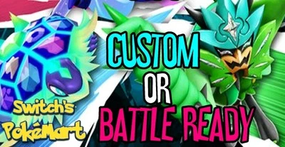 ANY 6 POKEMON SHINY OR NOT BATTLE READY OR CUSTOM SCARLET VIOLET SWORD/SHIELD✅