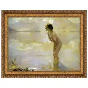 Design Toscano September Morn Framed Canvas Replica Painting: Small