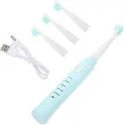 Healvian Electric Toothbrush for Kids Toddler Toothbrush Soft Bristles Charging Blue 2d Brushing Habit