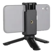 2PCS PU373 Mini Tripod with Adjustable Phone Clip for Mobile Phone Sport Camera