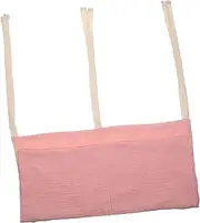 Vaguelly Crib Organizer Hanging Bag Lightweight Decorative Cotton Bag for Stroller