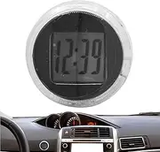 Car Clock Dashboard Stick - Clock Clock Mini Digital, Bright Air Vent Stick | Dashboard Round Onboard Quartz Air Vent Stick, Watch Digital Timer Easy Lead Time Auto Boat Bike