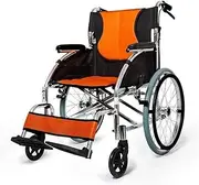 Lightweight Wheelchair Folding Wheelchair Manual Folding Wheelchair Ultra-Light Elderly Travel Disabled Elderly Trolley Scooter