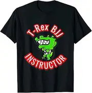 [X.Style] T-Rex BJJ Instructor Brazilian Jiu-Jitsu ds1087 T-Shirt (L) Black