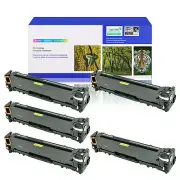 5PK CE320A 128A Black Toner Cartridge For HP Color Laserjet Pro CP1525n CP1525nw