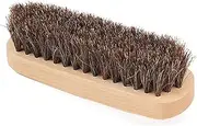 ANDRESLAD 1PC Horsehair Wood Shoe Brush for Professional Cleaning Sturdy Buffing Tool for Home Shop Efficient Polish Applicator for Boots Shoes